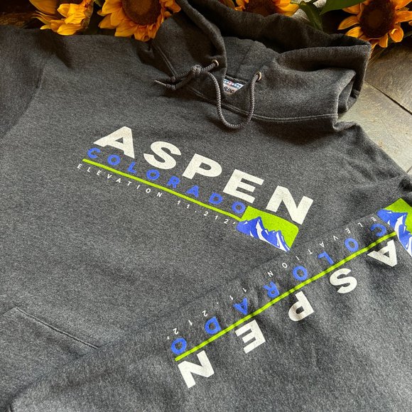 Aspen Mountain Ski Resort Hoodie (NEW) - Picture 1 of 12